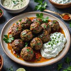 Lamb Kofta with Tzatziki