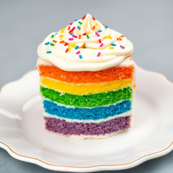 Mini Rainbow Cake