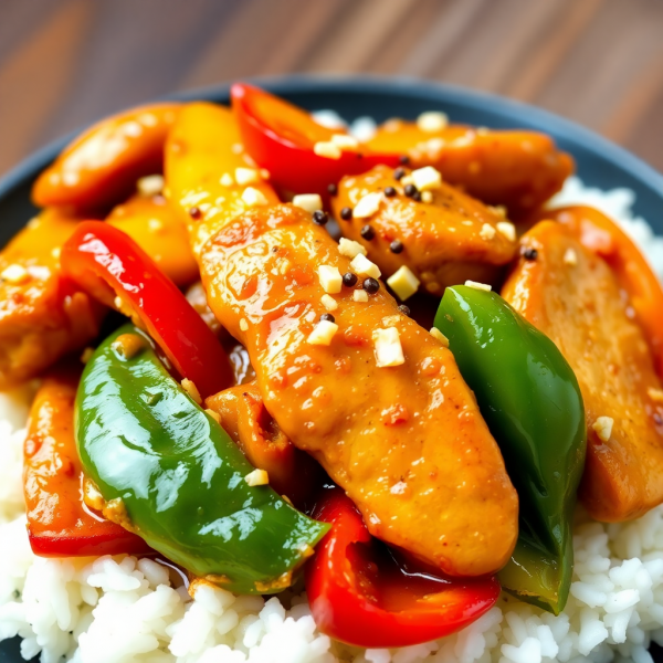 Ginger Garlic Stir-Fry Chicken