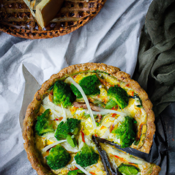 Cheesy Broccoli Quiche