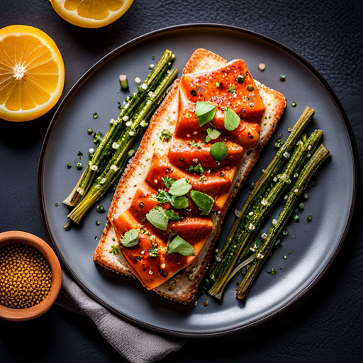 Honey-Glazed Salmon Toast