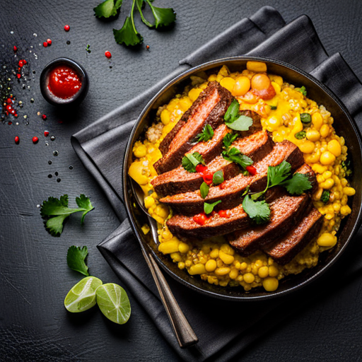 Portuguese Beef and Corn Rice