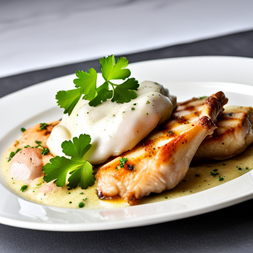 Chicken with Potato Puree