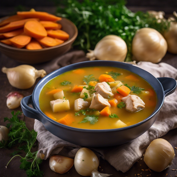 Arab Chicken and Vegetable Soup