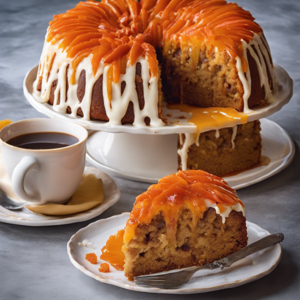 Arab-inspired Apple Carrot Coffee Cake