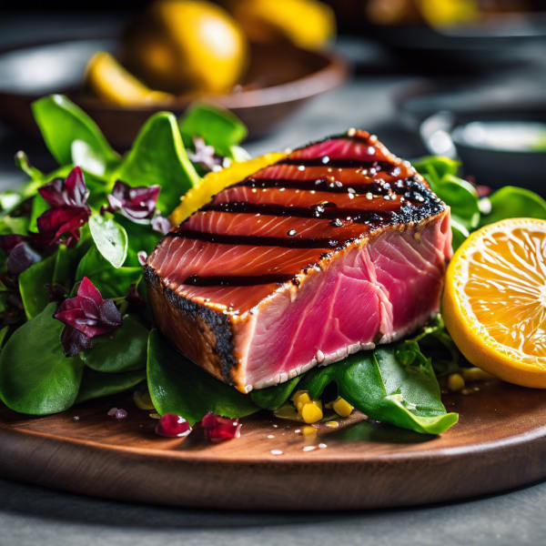 Seared Tuna with Citrus Glaze