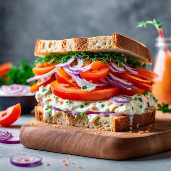 Creamy Vegetable Sandwich