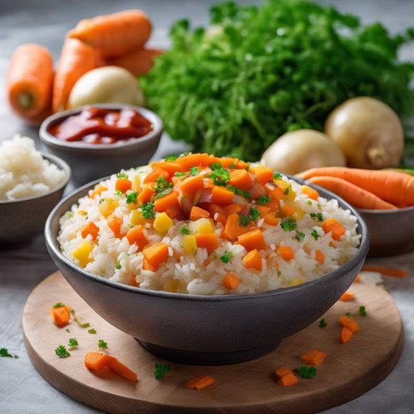 Carrot and Potato Rice Bowl