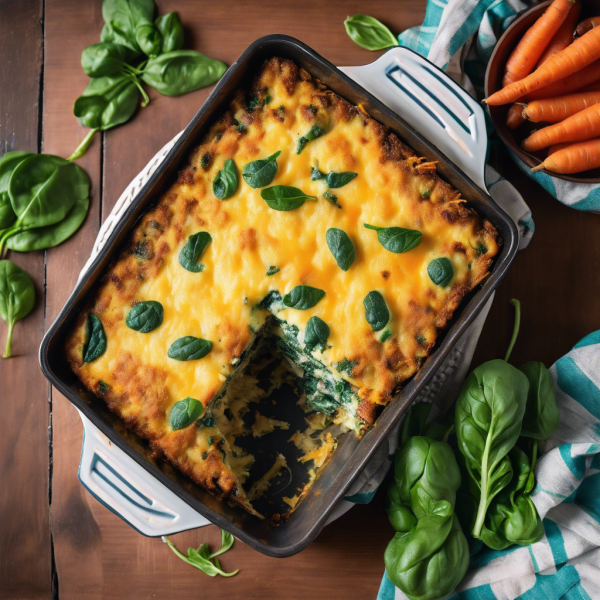 Indian Spinach and Potato Bake