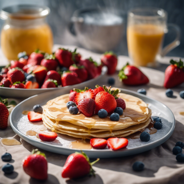 Honey Banana Strawberry Crepes