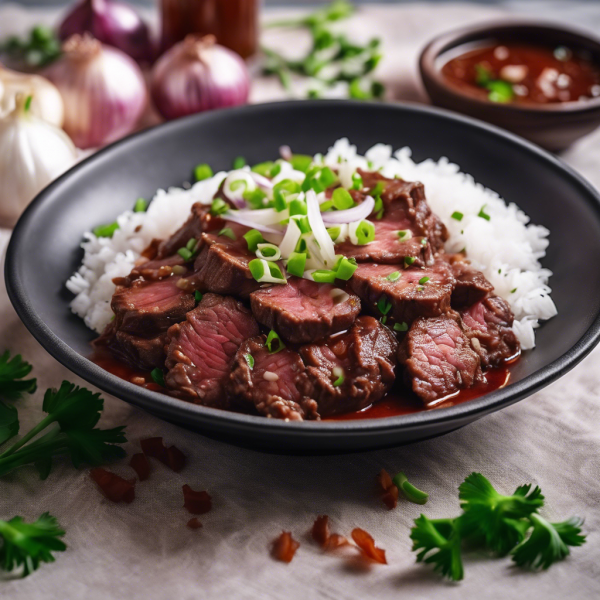 Gyudon - Japanese Beef Rice Bowl