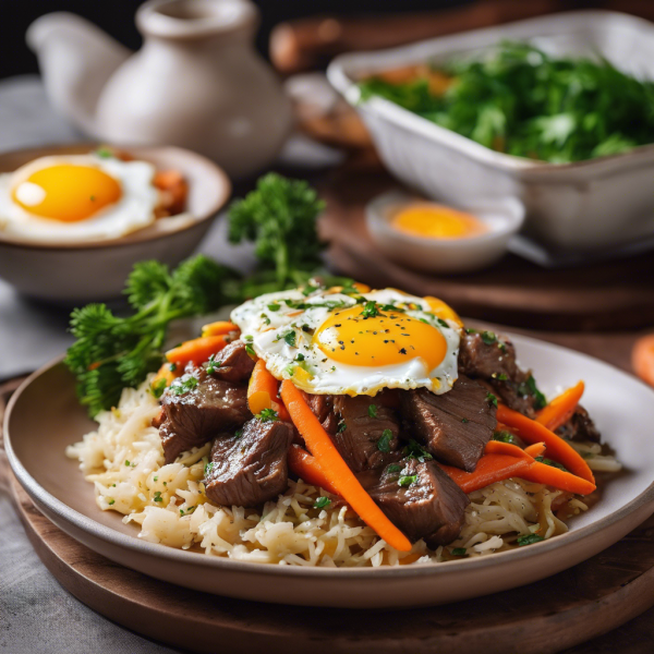 Garlic Butter Beef and Carrot Stir-Fry