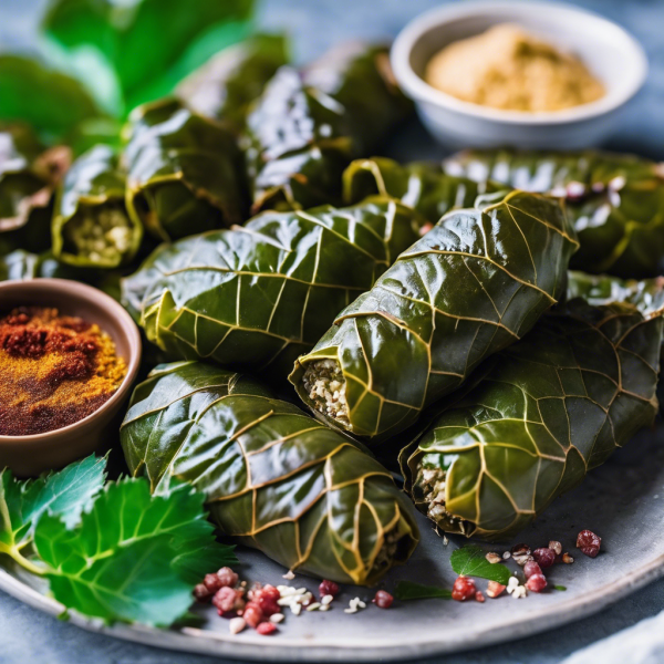 Middle Eastern Stuffed Grape Leaves