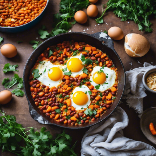 Curried Bean and Carrot Shakshuka