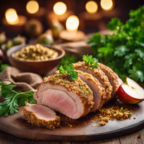 Apple-Stuffed Pork Tenderloin