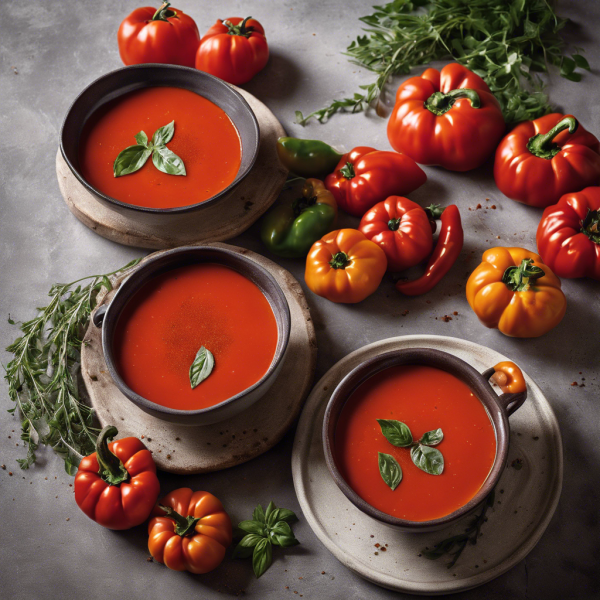 Roasted Red Pepper and Tomato Soup