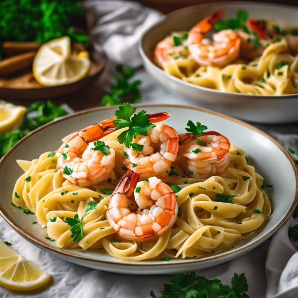 Garlic Butter Shrimp Pasta