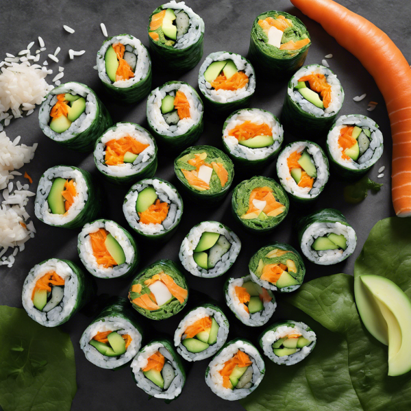 Korean Egg Kimbap Rolls