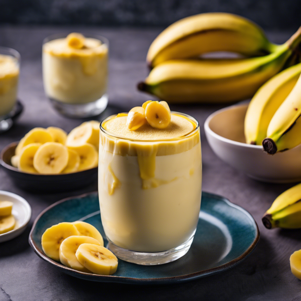 Chinese Banana Egg Pudding