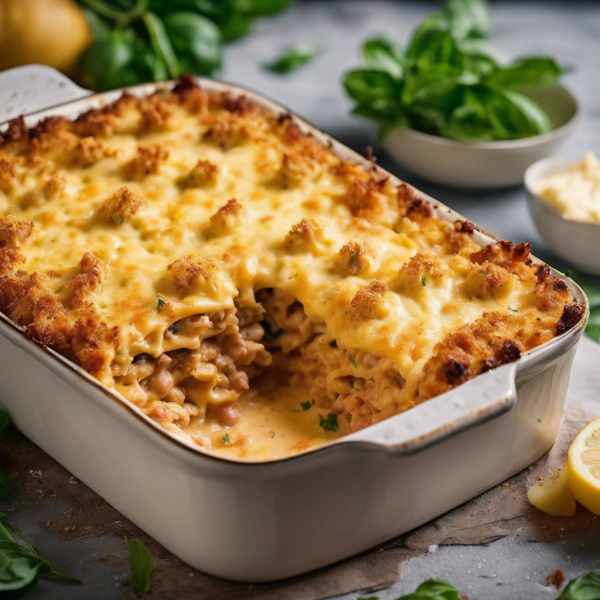 Cheesy Tuna Pasta Bake