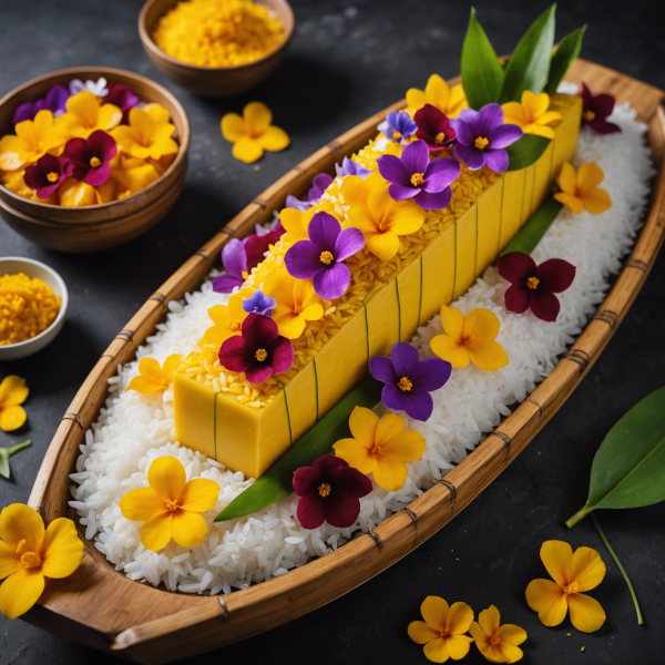 Exotic Mango Sticky Rice Boat