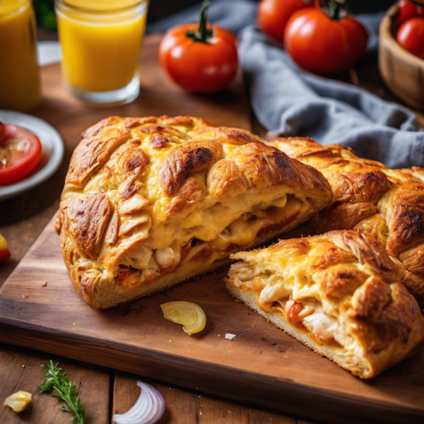 Brazilian Chicken Cheese Bread Bake