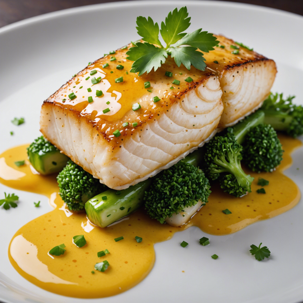 Honey Mustard Glazed Cod