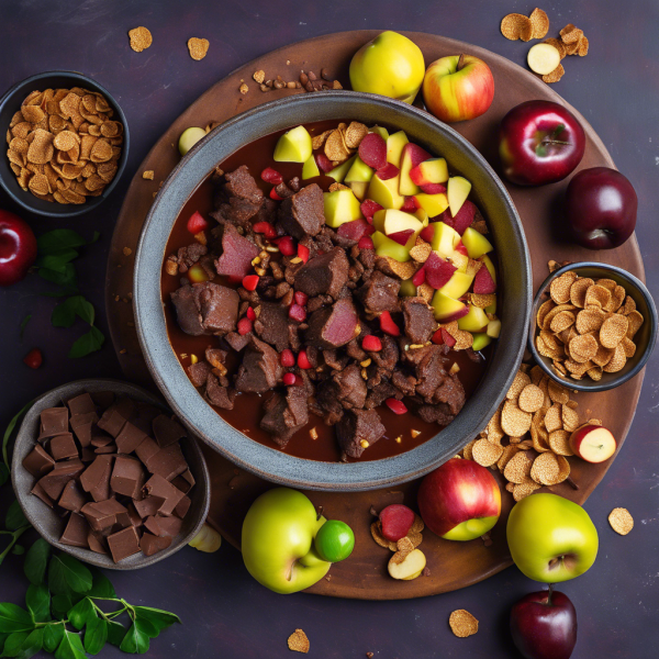 Ethiopian Spiced Beef Stew with Apple Chocolate Cereal