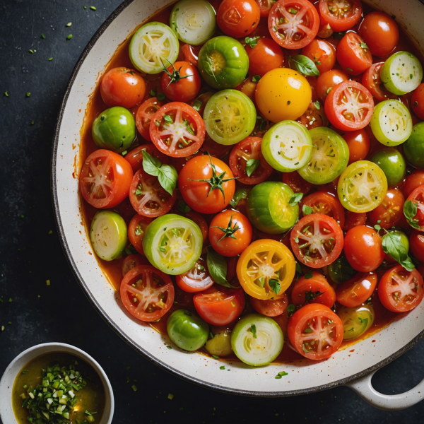 Sautéed Tomato, Onion, and Bottle Gourd Medley