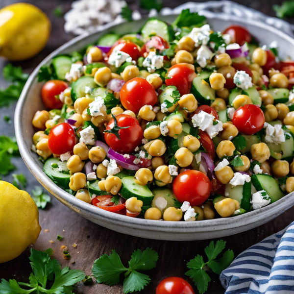 Mediterranean Chickpea Salad