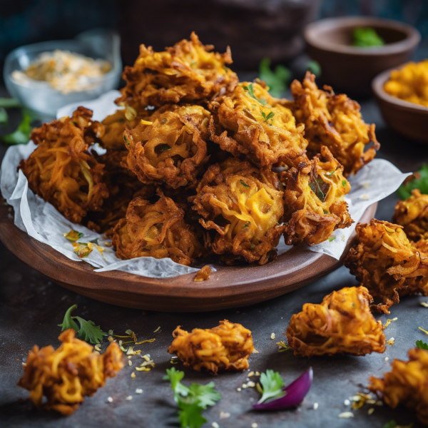 Spiced Carrot and Onion Bhaji