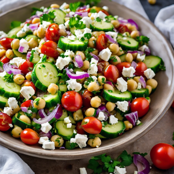 Mediterranean Chickpea Salad