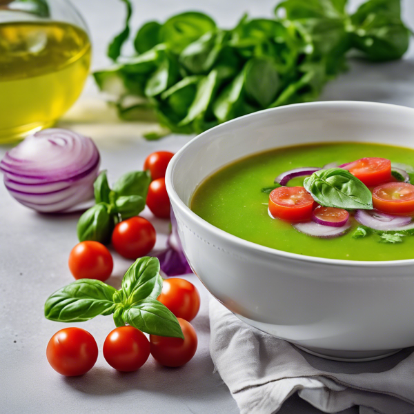 French-Inspired Chilled Cucumber and Tomato Soup