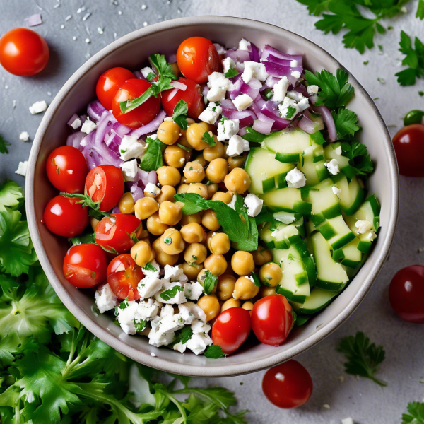 Mediterranean Chickpea Salad