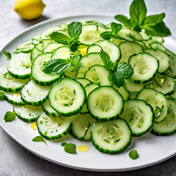 Minty Cucumber Salad