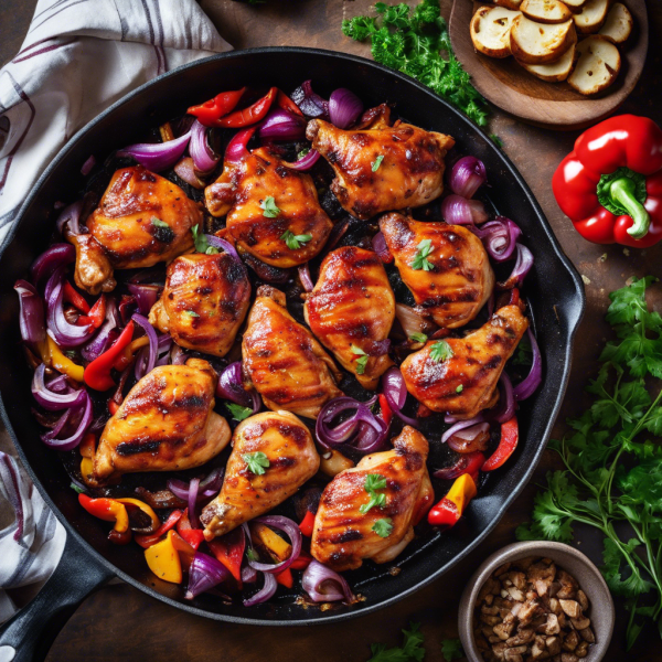 Gluten-Free BBQ Chicken Skillet