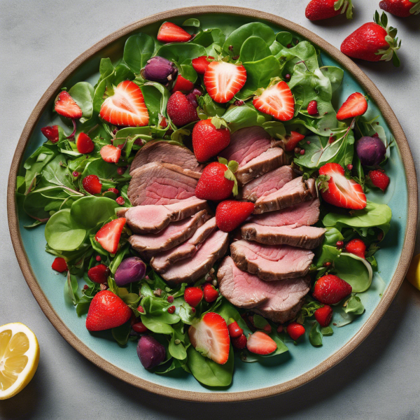 Lamb and Strawberry Salad