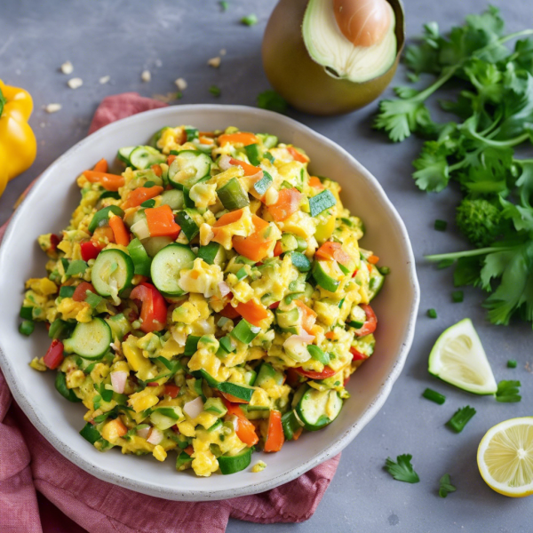 Healthy Veggie Egg Scramble