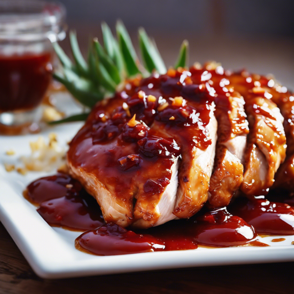 Savory Ketchup Glazed Chicken