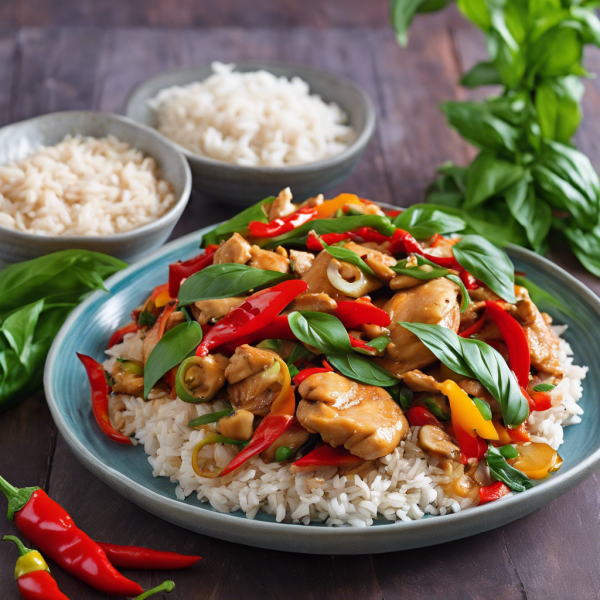 Spicy Thai Basil Chicken