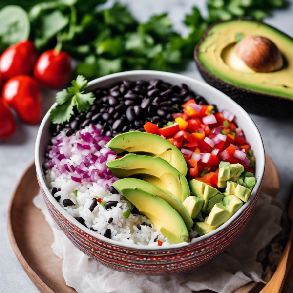 Spicy Mexican Black Bean Bowl