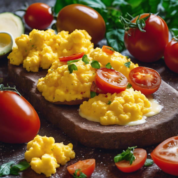 Brazilian Breakfast Tapioca with Eggs