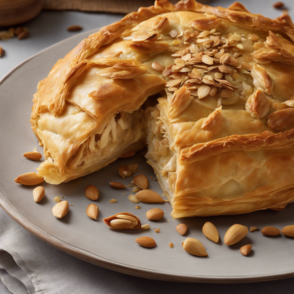 Moroccan-Inspired Chicken and Almond Pastilla