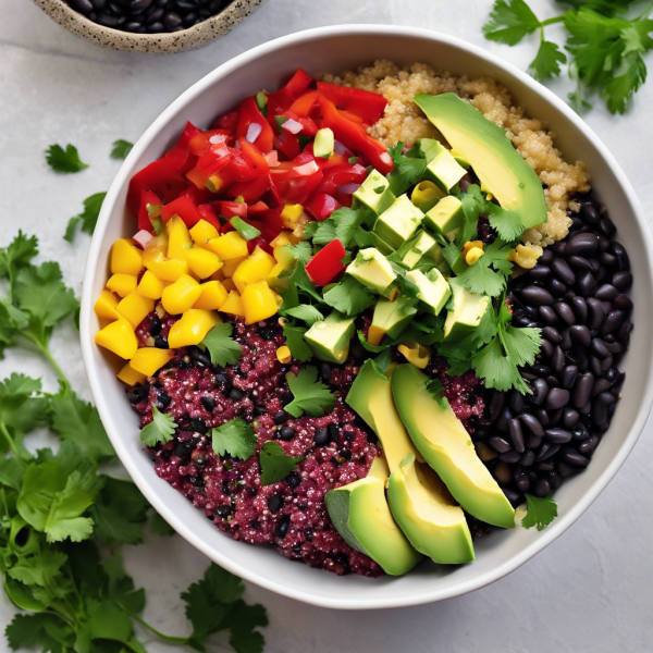 Spicy Bean and Quinoa Bowl