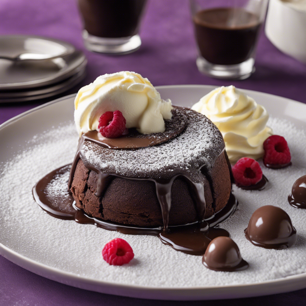 Decadent Chocolate Molten Lava Cake