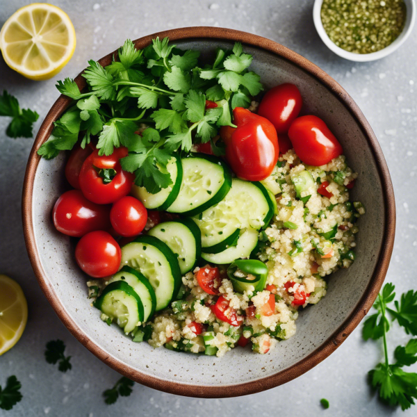 Cucumber and Quinoa Salad Bowl