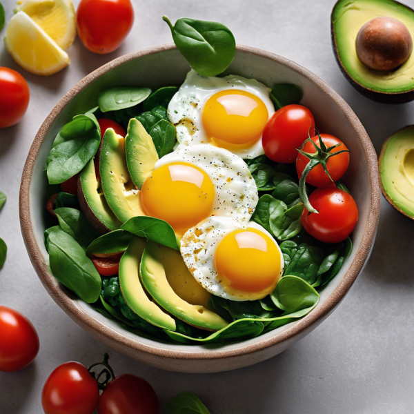 Avocado and Spinach Breakfast Bowl