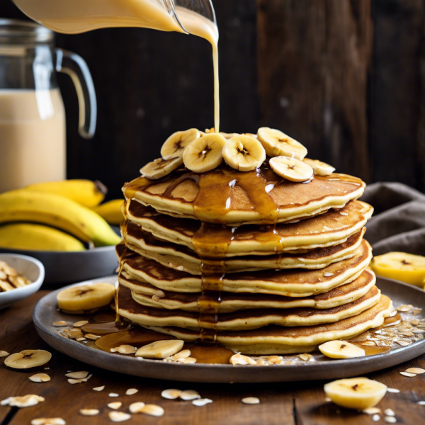 Sugar-Free Flourless Banana Oatmeal Pancakes