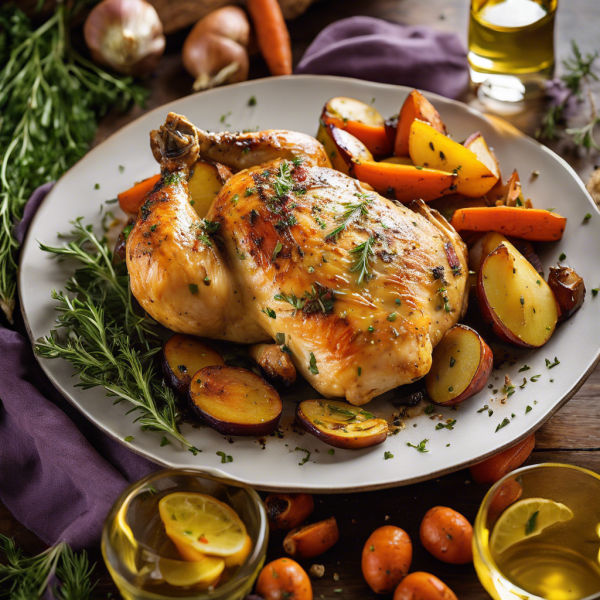 Garlic Herb Chicken with Roasted Vegetables