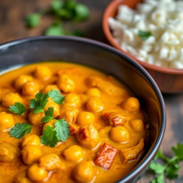 Spicy Coconut Chickpea Curry